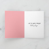 女の子の歩くの汚考えれた道の下の カード (内部)