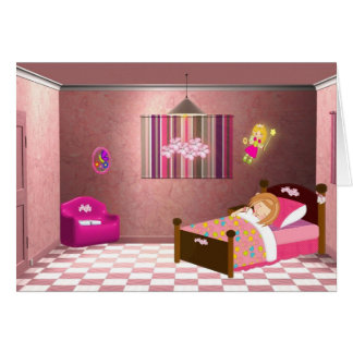 女の子の歯の妖精カード