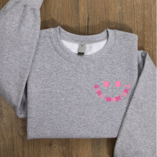 女の子の母のエラスウェットシャツ スウェットシャツ