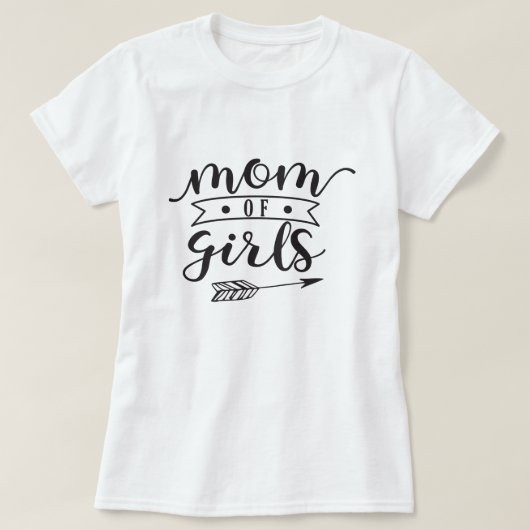 女の子の母 Tシャツ (デザイン正面)