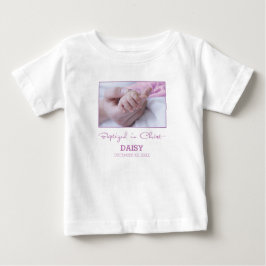 女の子の洗礼おめでとう オリジナルギフト ベビーTシャツ