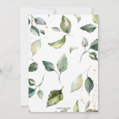 女の子の洗礼招待状 招待状 (裏面)