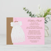 女の子の洗礼招待状 招待状 (スタンド正面)