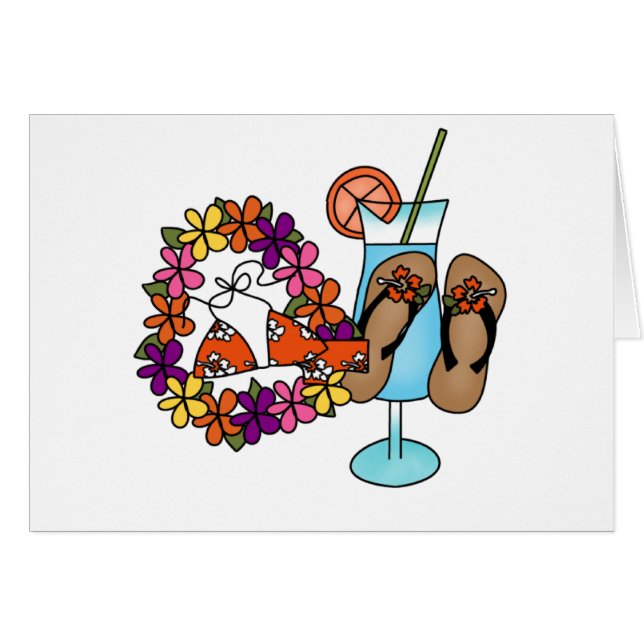 女の子の熱帯ビーチサンダル3 (正面横)