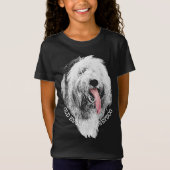 女の子の牧羊犬の子犬Tシャツとギフト Tシャツ (正面)