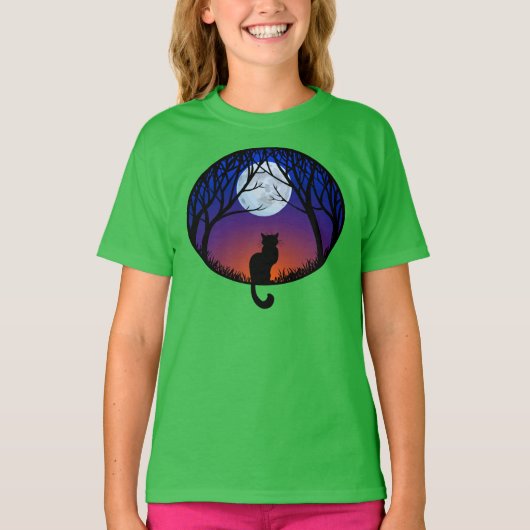 女の子の猫好きタンクトップ 猫好きシャツ Tシャツ (正面)