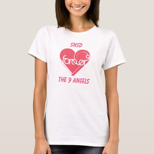 女の子の生成 Tシャツ (正面)