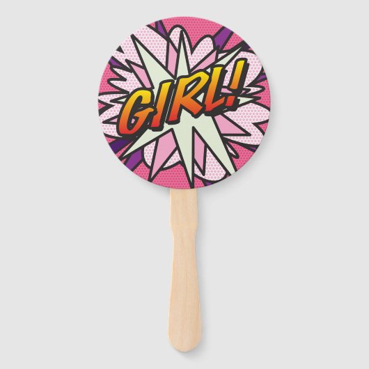 女の子の男の子の性明らかにクイズゲームのサイン ハンドファン (裏面)