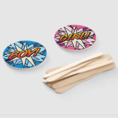 女の子の男の子の性明らかにクイズゲームのサイン ハンドファン (組立なし)