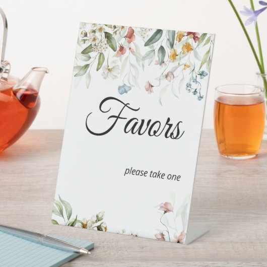 女の子の男の子の赤んカラフルだシャワーフローラドロップの好意 台座サイン (インサイチュ)