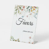 女の子の男の子の赤んカラフルだシャワーフローラドロップの好意 台座サイン (正面)