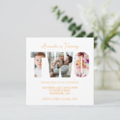 女の子の男の子を応援する第2回の誕生日パーティー 招待状 (スタンド正面)