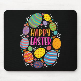 女の子の男の10代の子のための可愛いハッピーイースターイースターカラー マウスパッド