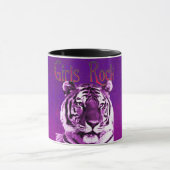 女の子の石のトラのマグ マグカップ (中央)