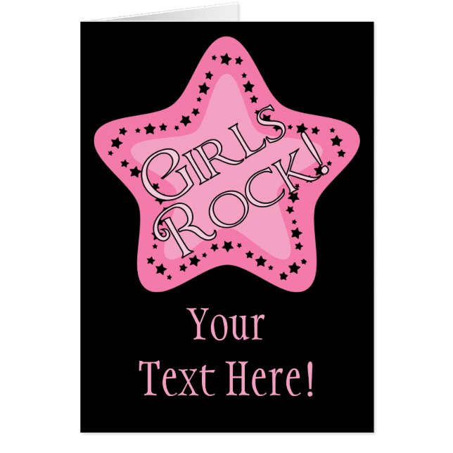 女の子の石ピンクの星 (正面)