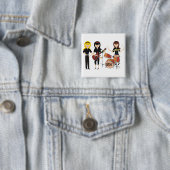 女の子の石! ボタン 缶バッジ (インサイチュ)