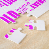 女の子の第13誕生日: ピンクのすばらしい13歳児 ジグソーパズル (側面)