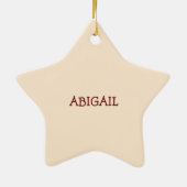 女の子の第2の誕生日、甘いピンクケーキの上の2 セラミックオーナメント (裏面)