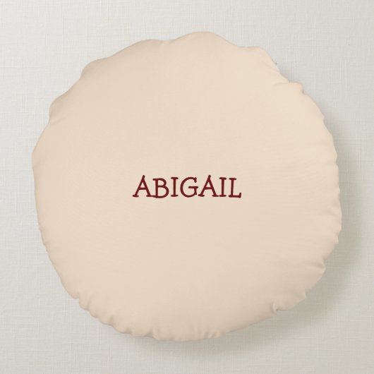 女の子の第2の誕生日、甘いピンクケーキの上の2 ラウンドクッション (裏面)