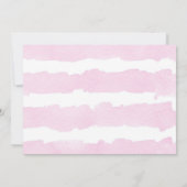 女の子の第2誕生会、ドーナツは2菓子を振りかけます 招待状 (裏面)