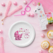 女の子の紙プレート ペーパープレート (パーティー)