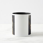 女の子の編み物1854年 マグカップ (中央)