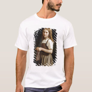 女の子の編み物1854年 Tシャツ