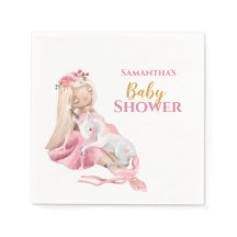 女の子の美しいバレリーナ赤ちゃんシャワー