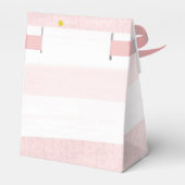 女の子の美しいバレリーナ赤ちゃんシャワー フェイバーボックス (裏面サイド)