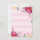 女の子の聖なる初領聖体招待状 招待状 (裏面)