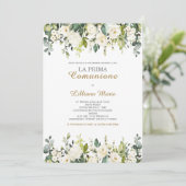 女の子の聖体拝領の招待状 招待状 (スタンド正面)