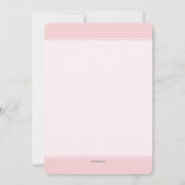 女の子の聖餐の招待状 招待状 (裏面)