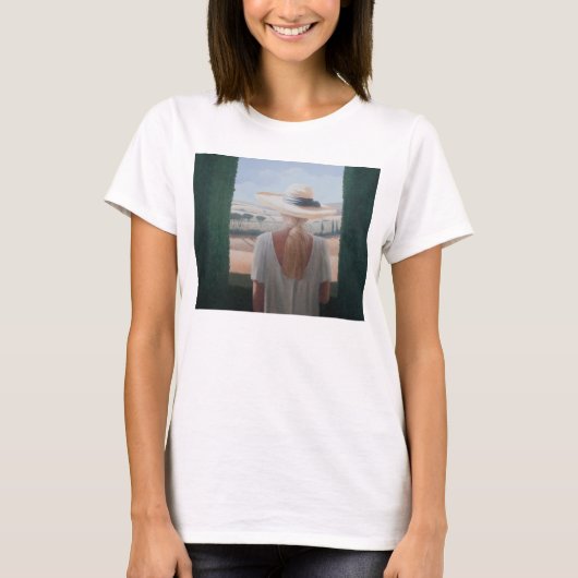 女の子の背部眺めタスカニー2012年 Tシャツ (正面)