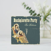 女の子の船員のバチェロレッテの上のロカビリーピン 招待状 (スタンド正面)