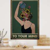 女の子の花は心に優しい ポスター (キッチン)