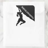 女の子の花束のシール スクエアシール (バッグ)