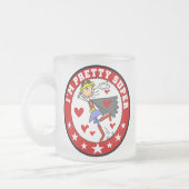 女の子の英雄のマグ フロストグラスマグカップ (左)