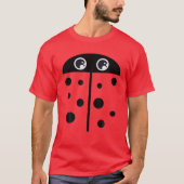女の子の虫コレクターのレディーバグの衣装Ladybug Ki Tシャツ (正面)