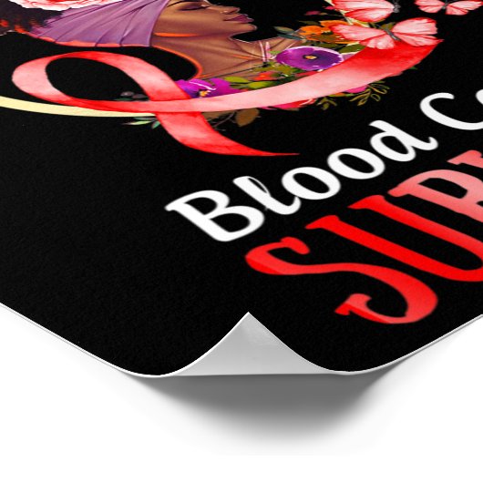 女の子の血がん認識度賛美Tは呼び出し ポスター (角)