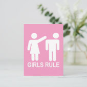 女の子の規則 ポストカード (スタンド正面)