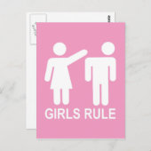 女の子の規則 ポストカード (正面/裏面)