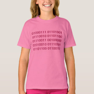 女の子の規則(二進) Tシャツ