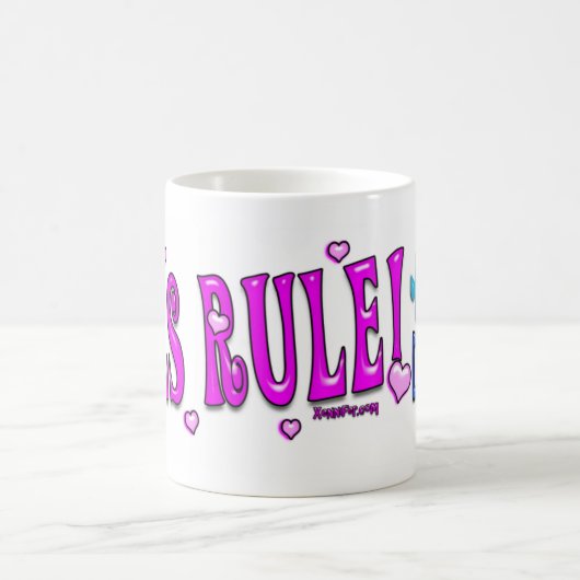 女の子の規則! 男の子のよだれ! マグ (中央)