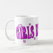 女の子の規則! 男の子のよだれ! マグ (左)