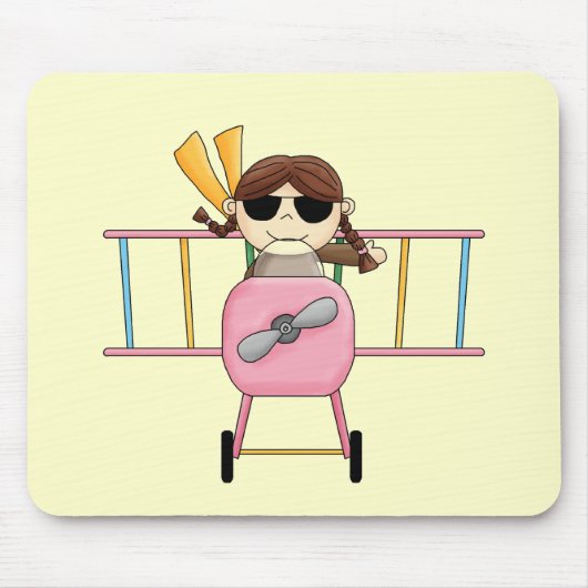 女の子の試験Tシャツおよびギフト マウスパッド (正面)