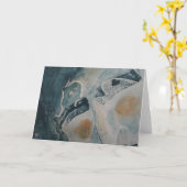 女の子の話すこと カード (黄色い花)