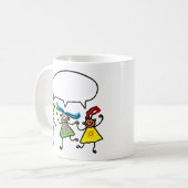 女の子の話 コーヒーマグカップ (正面左)