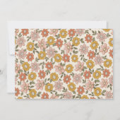 女の子の誕生のお知らせ |フローラフォト誕生 招待状 (裏面)