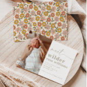 女の子の誕生のお知らせ |フローラフォト誕生 招待状