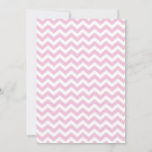 女の子の誕生日のサンキューカード 招待状 (裏面)